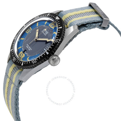 ساعة أوريس دايفرز سيكستي فايف أوتوماتيك للرجال 733-7707-4065LBLFS