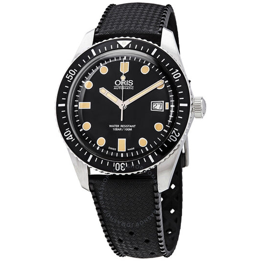 Oris, Divers Sixty-Five Black Dial Automatic Men's Rubber