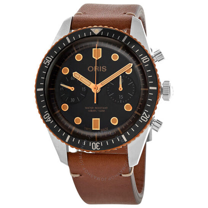 Oris, Divers Sixty-Five Chronograph Automatic Black Dial Men's Watch