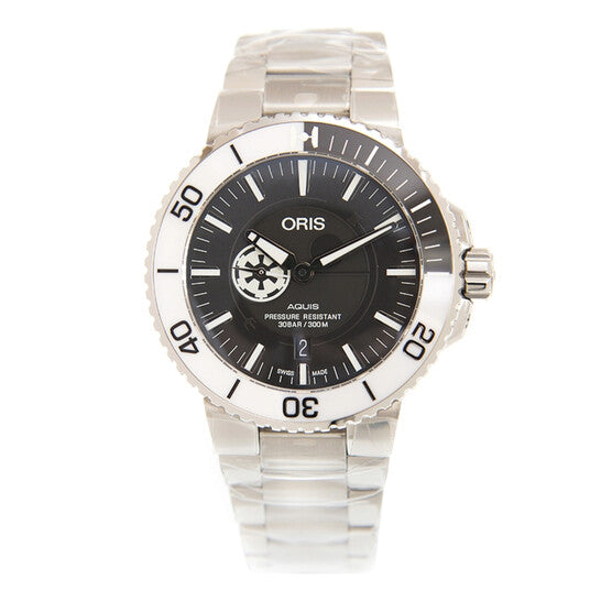 ساعة أوريس دايڤينج للجنسين بمينا أسود