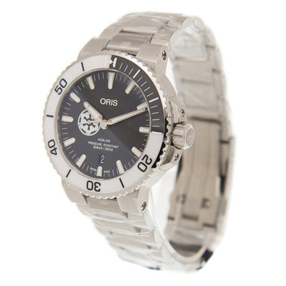 ساعة أوريس دايڤينج للجنسين بمينا أسود