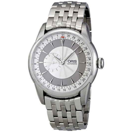Oris, Men's Artelier Silver Dial Stainless Steel Bracelet Automatic Watch 644-7597-4051MB