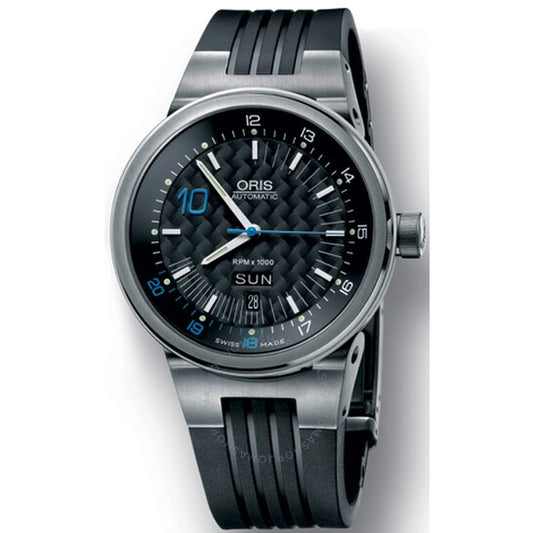 Oris, Nico Rosberg Black Dial Black Rubber Men's Watch 63575867184SET