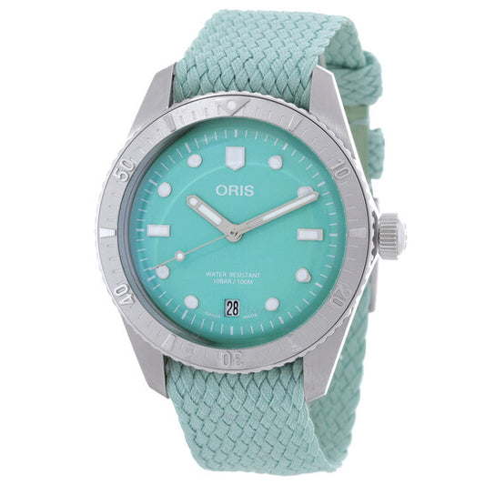 Oris, Divers Sixty-Five Automatic Green Dial Ladies Watch