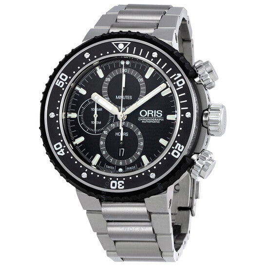 Oris, ProDiver Chronograph Black Dial Automatic Men's Watch