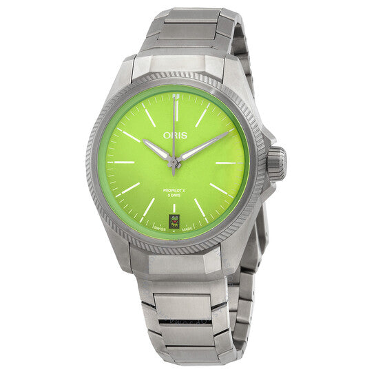 Oris, ProPilot x Kermit Automatic Green Dial Men's Watch