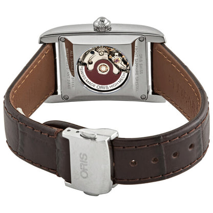 Oris, Rectangular Automatic Silver Dial Ladies Watch