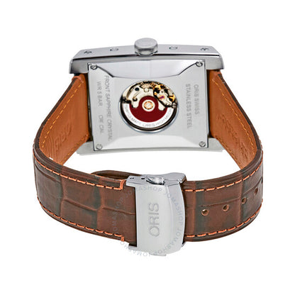 Oris, Rectangular Automatic Silver Dial Men's Watch 582-7658-4071LS