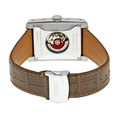 Oris, Rectangular Automatic Silver Dial Men's Watch 582-7658-4061LS