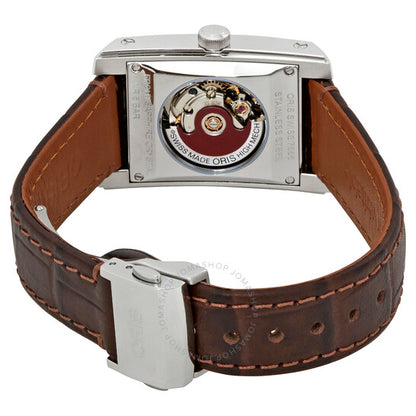 Oris, Rectangular Date Automatic Silver Dial Ladies Watch