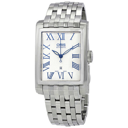 Oris, Rectangular Date Automatic Silver Dial Men's Watch