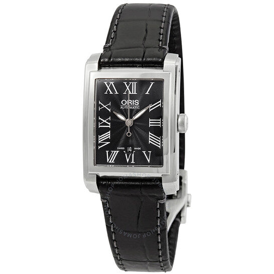 Oris, Rectangular Date Automatic Black Dial Ladies Watch