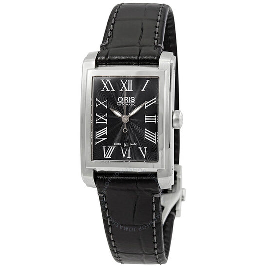 Oris, Rectangular Date Automatic Black Dial Ladies Watch