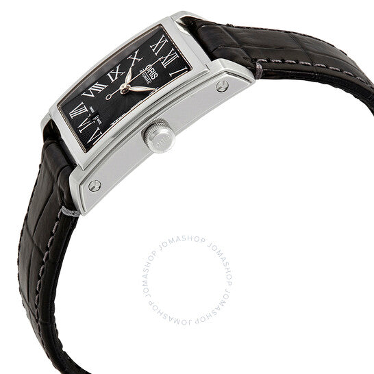 Oris, Rectangular Date Automatic Black Dial Ladies Watch
