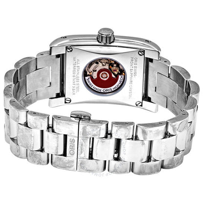 Oris, Rectangular Day Date Automatic Black Dial Men's Watch