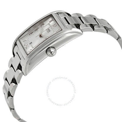 Oris, Rectangular Automatic Silver Dial Ladies Watch