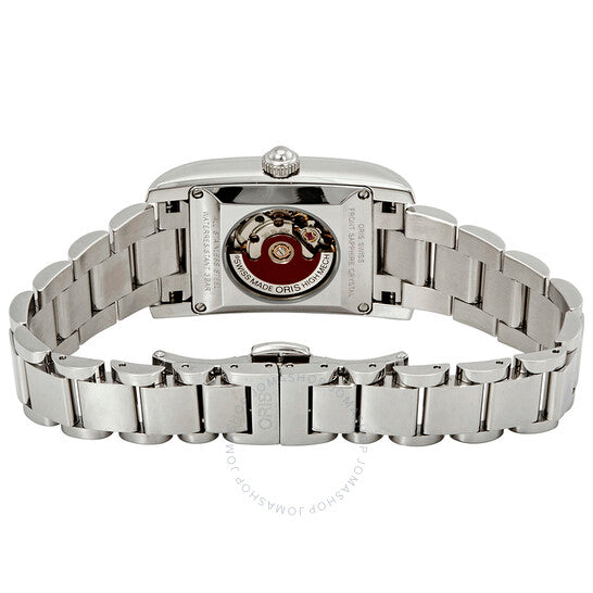 Oris, Rectangular Automatic Silver Dial Ladies Watch