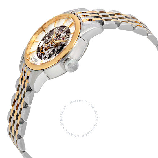 Oris, Skeleton Automatic Silver Dial Ladies Watch
