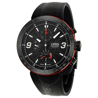 Oris, TT1 Black Dial Rubber Men's Watch 674-7659-4764RS