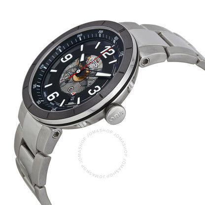 ساعة أوريس TT1 سكيليتون إنجين أوتوماتيكية للرجال 733-7668-4114MB