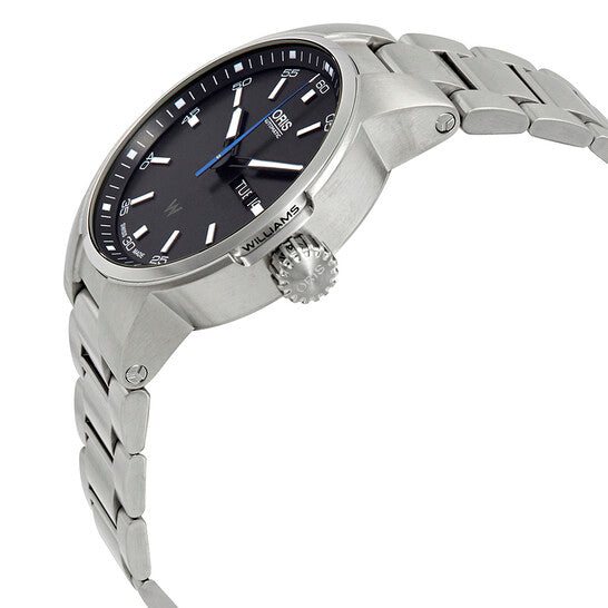 ساعة أوريس ويليامز أوتوماتيكية للرجال بمينا أسود