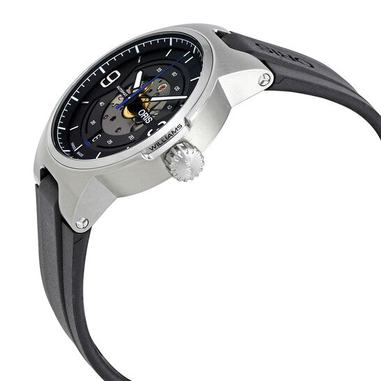 ساعة أوريس ويليامز الأوتوماتيكية للرجال بمينا أسود 733-7716-4164RS