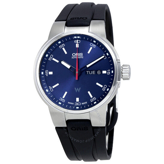 ساعة أوريس ويليامز أوتوماتيكية للرجال بمينا أزرق