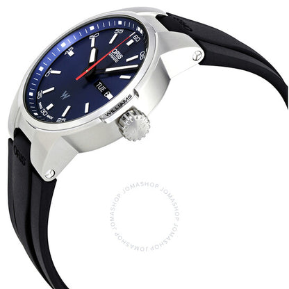 ساعة أوريس ويليامز أوتوماتيكية للرجال بمينا أزرق