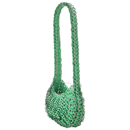 حقيبة كتف باكو رابان "القمر 1969" باللون الأخضر الفاتح