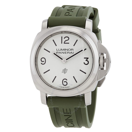 Panerai, Luminor 44mm Base Logo Automatic White Dial Men's Watch