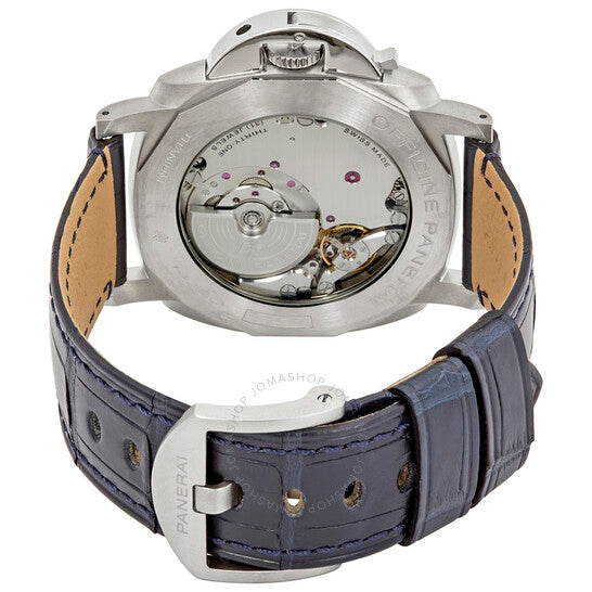 بانراي، ساعة لومينور أوتوماتيكية للرجال بمينا أزرق