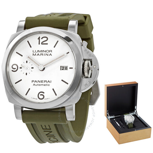 Panerai, Luminor Automatic White Dial Men's Watch