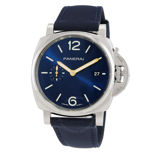 Panerai, Luminor Due 42mm Prada Re-Nylon Automatic Blue Dial Men's Watch