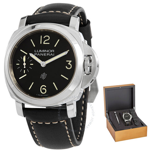 Panerai, Luminor Logo Hand Wind Black Dial Men's Watch