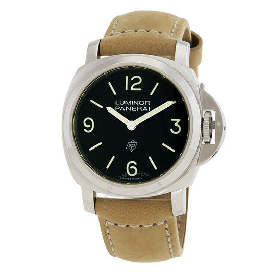 Panerai, Luminor Logo Hand Wind Black Dial Men's Watch