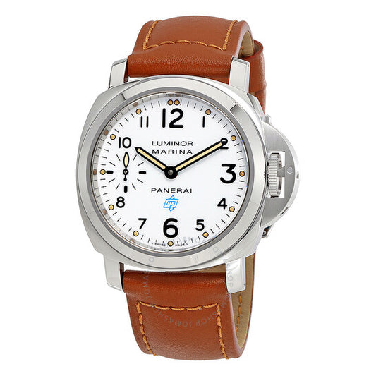 Panerai, Luminor Marina Hand Wound White Dial Men's Watch