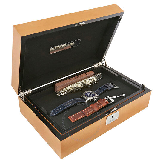 Panerai, Mare Nostrum Acciaio Chronograph Blue Dial Men's Watch