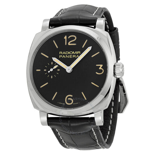 Panerai, Radiomir 1940 Hand Wound Black Dial Black Leather Men's Watch