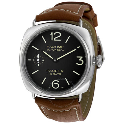 Panerai, Radiomir Black Dial Brown Leather Men's Watch