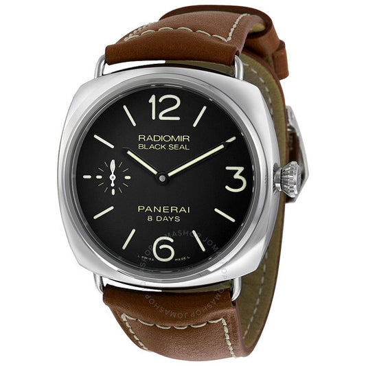 Panerai, Radiomir Black Dial Brown Leather Men's Watch
