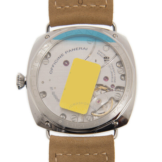 بانراي، ساعة راديومير للرجال بمينا أسود وحركة يدوية