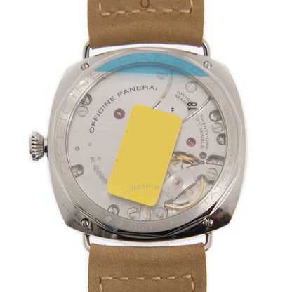 بانراي، ساعة راديومير للرجال بمينا أسود وحركة يدوية