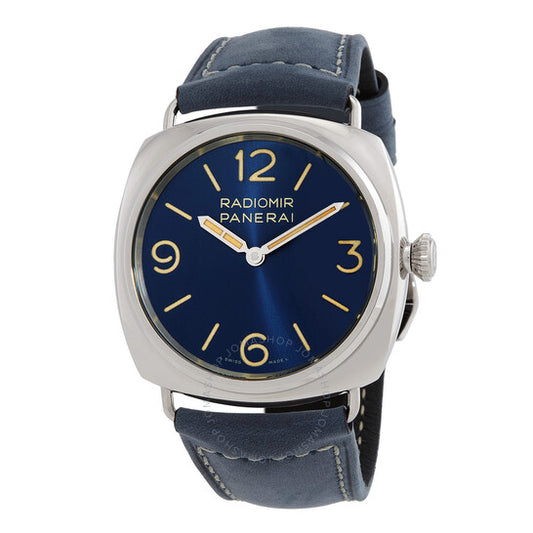 Panerai, Radiomir Officine 45mm Hand Wind Blue Dial Men's Watch
