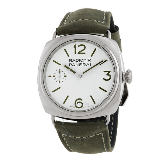Panerai, Radiomir Officine 45mm Hand Wind White Dial Men's Watch