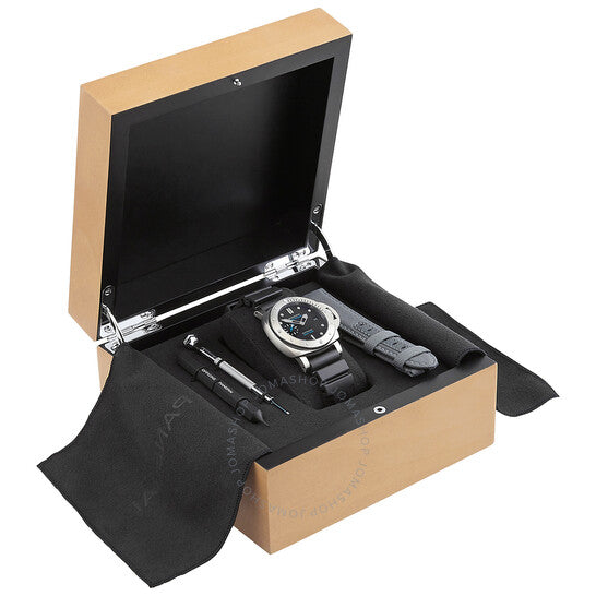 ساعة بانراي سابمرسيبل أوتوماتيكية للرجال بقطر 42 مم ومينا أسود