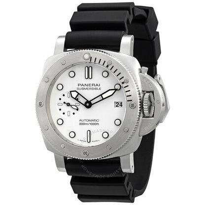 Panerai, Submersible 42mm Bianco Automatic White Dial Men's Watch