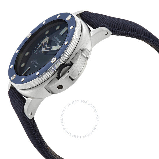 ساعة بانراي للرجال، سابمرسايبل أوتوماتيكية بمينا زرقاء