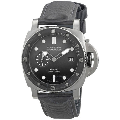 Panerai, Submersible QuarantaQuattro eSteel Automatic Grey Dial Men's Watch
