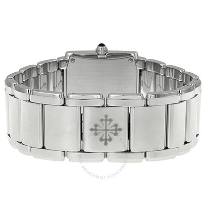 ساعة باتيك فيليب توينتي-4 متوسطة الحجم للسيدات من الفولاذ المقاوم للصدأ