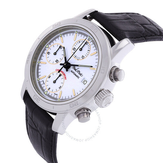 Paul Picot, Chronosport Chronograph Automatic White Dial Men's Watch